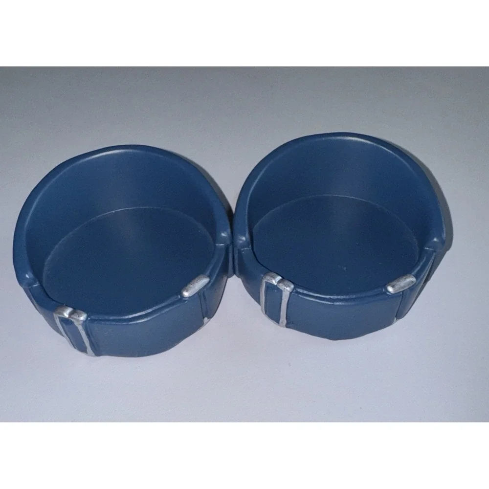 Tour Visor Coasters Mimics Tennis‎ Captain Or Golf Visor Set of 2 In Blue